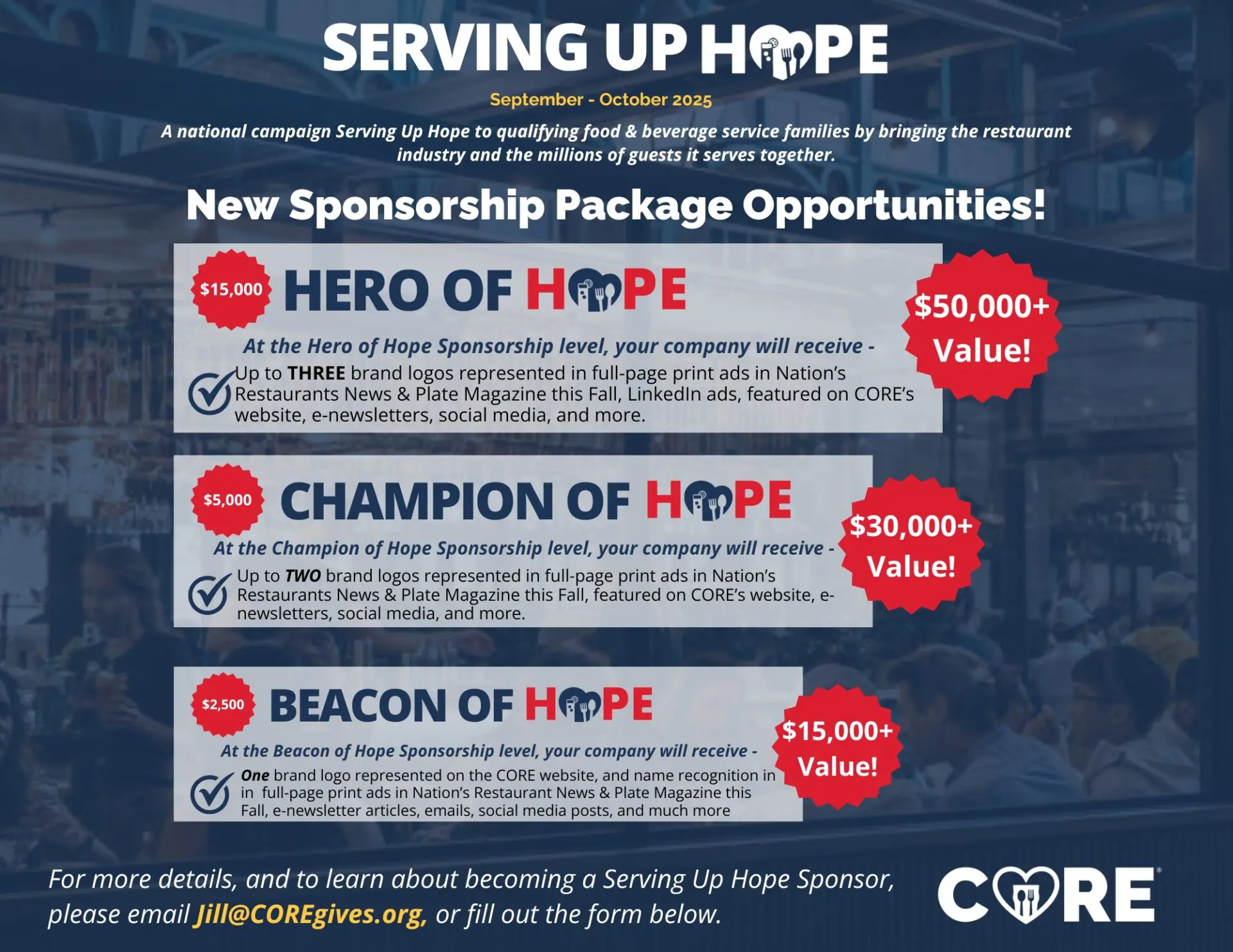 Serving Up Hope Package Teaser